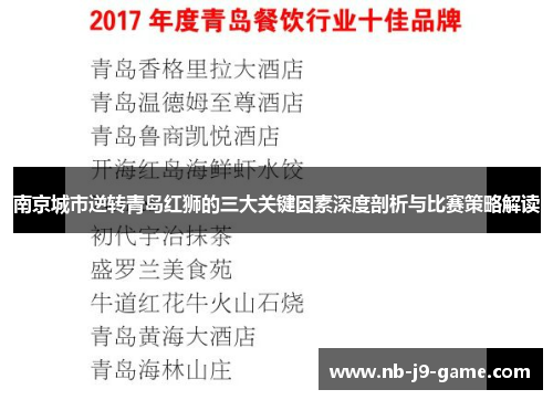 南京城市逆转青岛红狮的三大关键因素深度剖析与比赛策略解读
