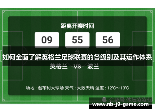 如何全面了解英格兰足球联赛的各级别及其运作体系