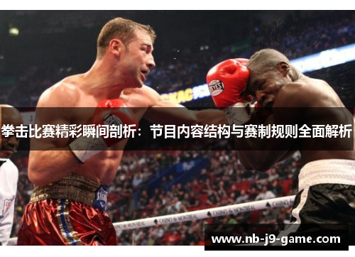 拳击比赛精彩瞬间剖析：节目内容结构与赛制规则全面解析